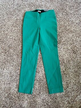 Van Heusen Green Ankle Crop Pants